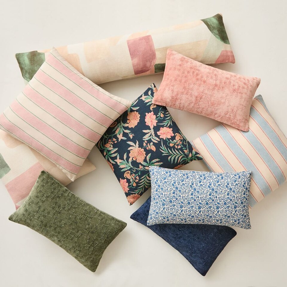 Chenille Jacquard Cushion Cover West Elm Australia